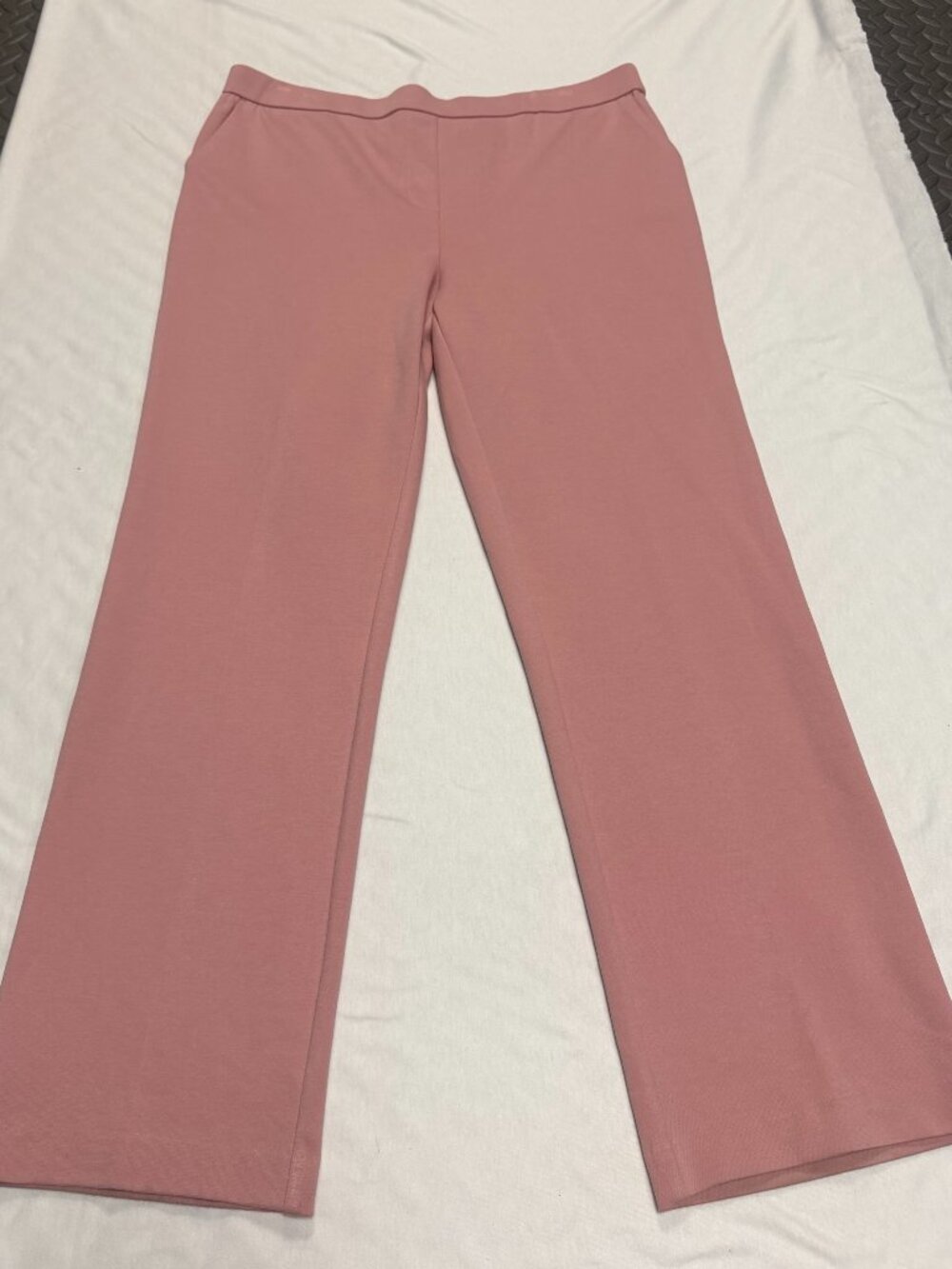Jules & Leopold Pants XL Pink Wide Leg Career Trouser Elastic Comfort